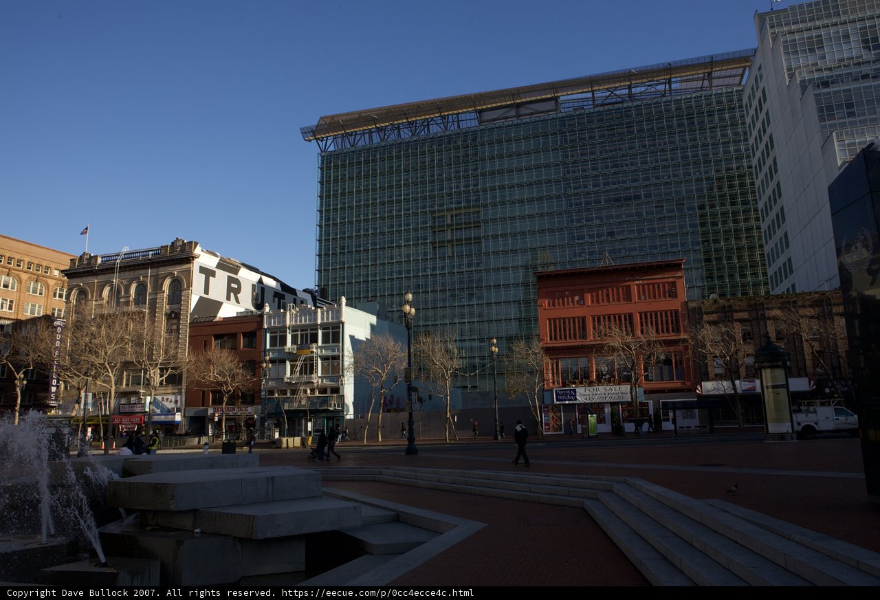 Metropolis Building Shimmering in the Sunlight