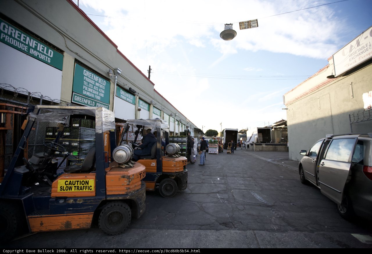 Parked Forklift Truck