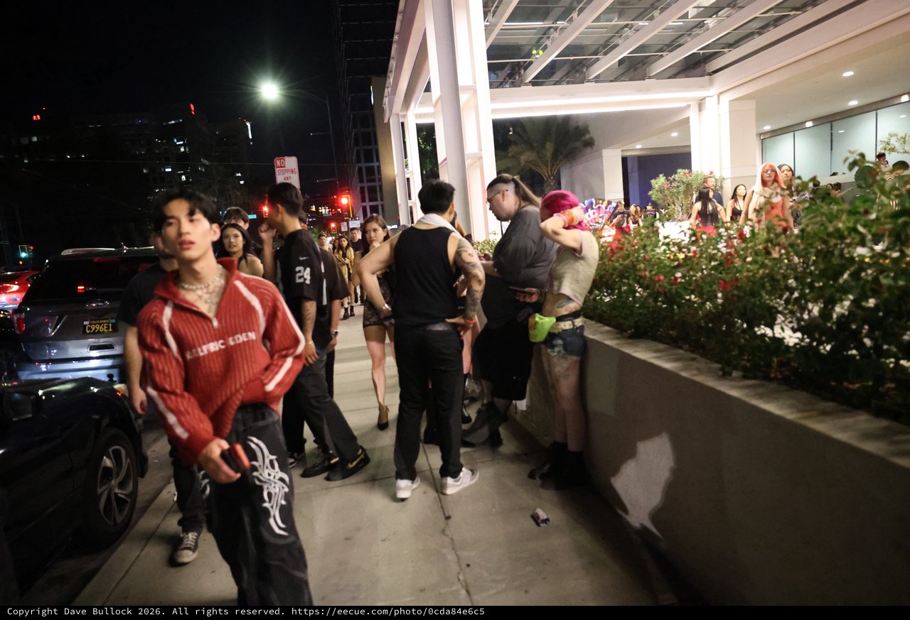 Late Night Queue Outside Wobbleland 2026 Festival