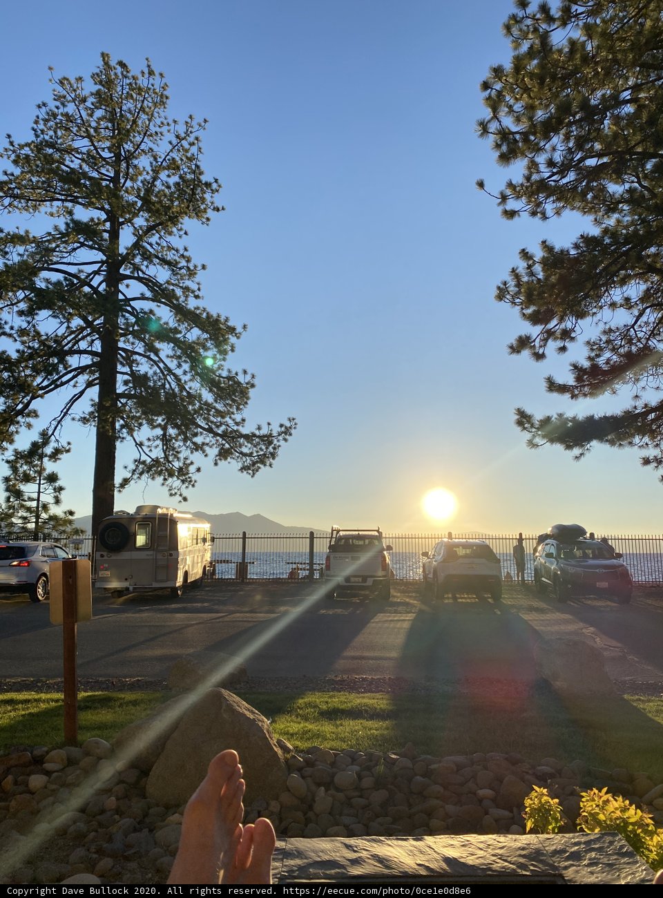 Sunset Feet on the Beach