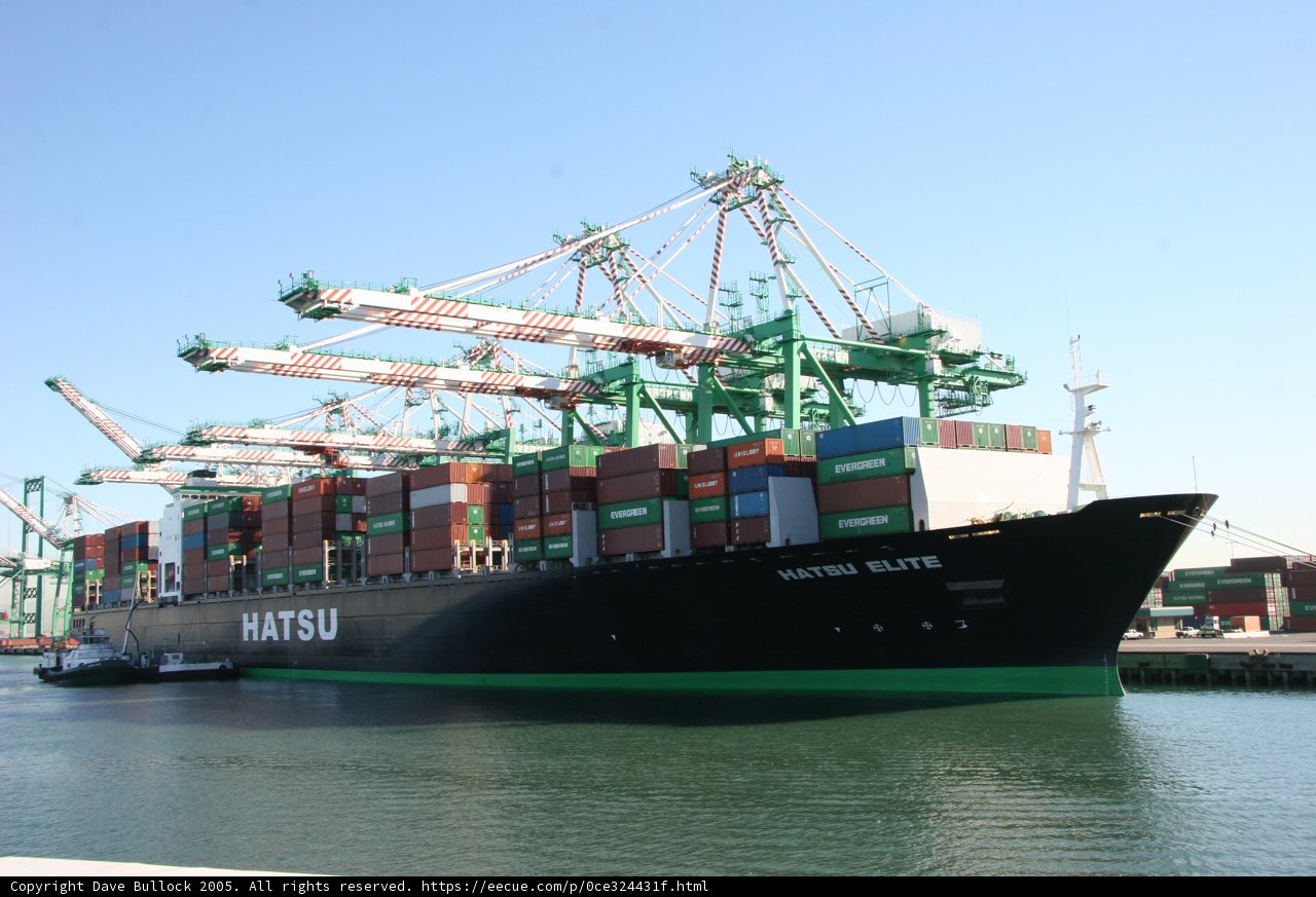 The Mighty Ship with Many Cranes