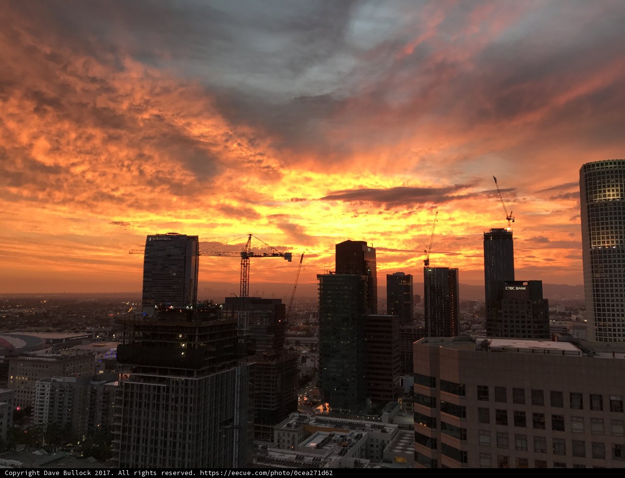 L.A.'s Metropolis at Sunset