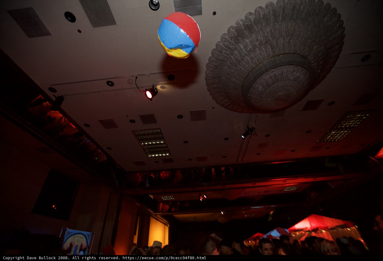 Airborne Volleyball at the Night Club