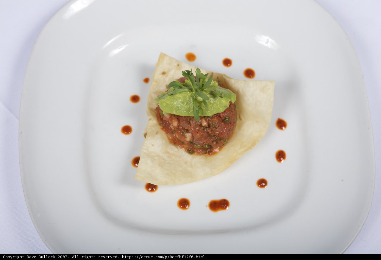 Meat and Sauce Tortilla Plate