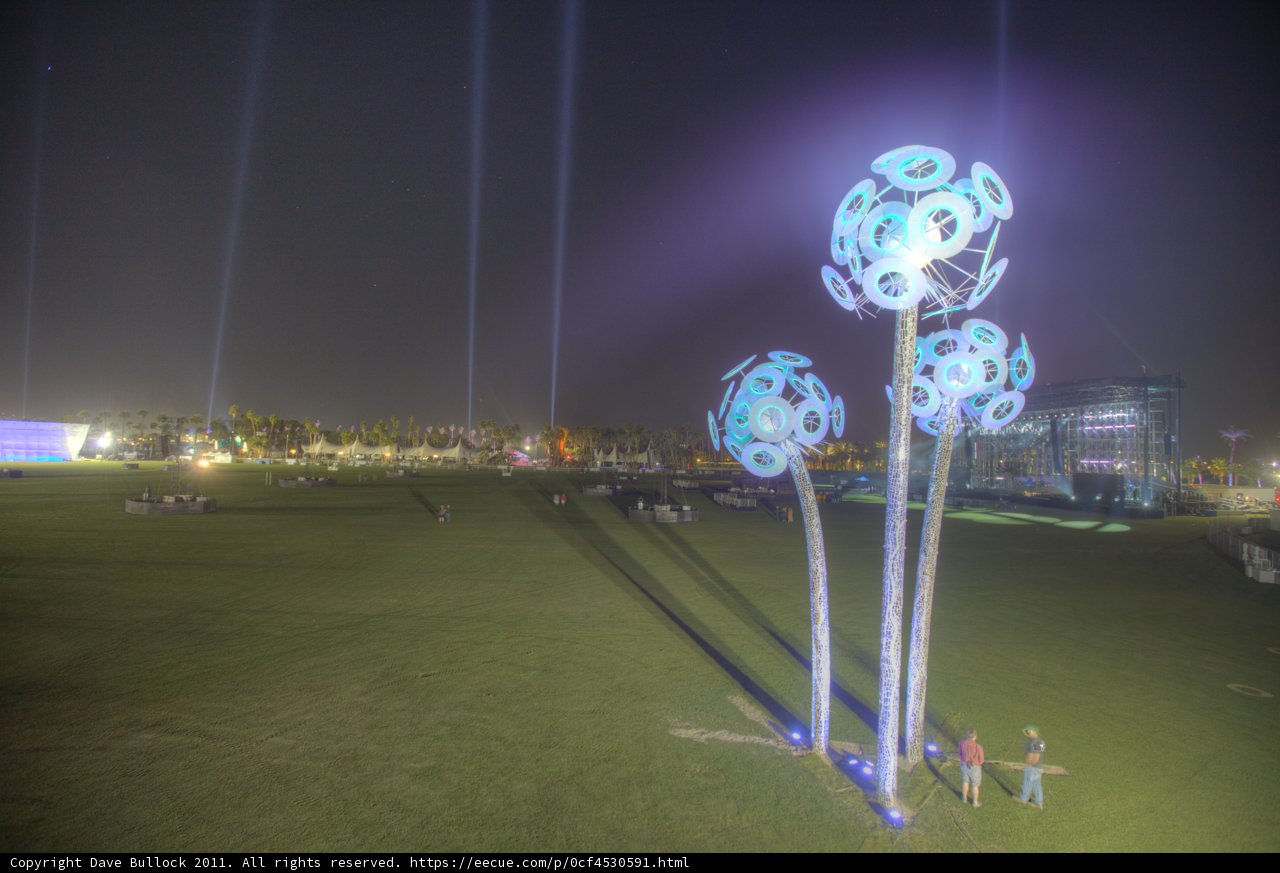 Glowing Field of Art