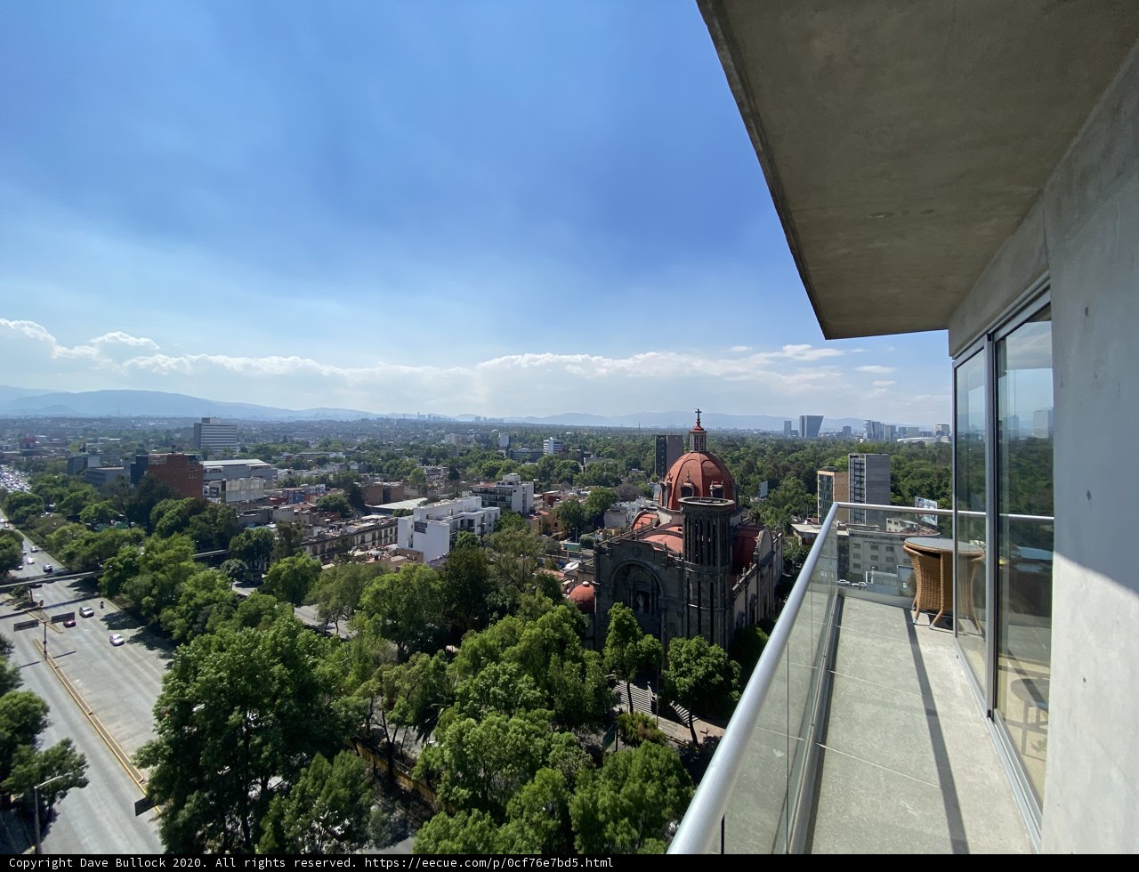 Urban Skyline in Cuauhtémoc, CDMX