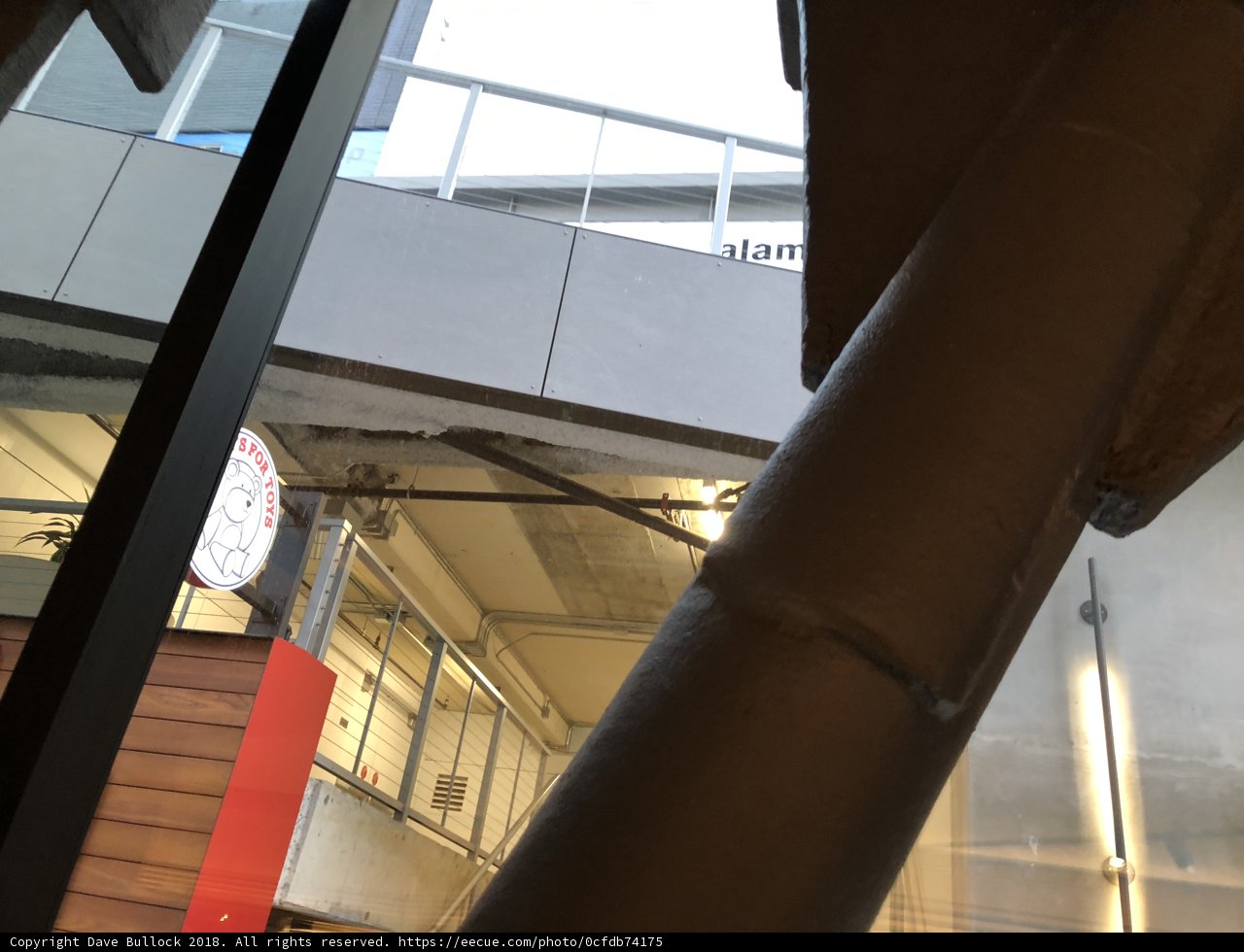 Through the Window: A Glimpse of Architectural Beauty