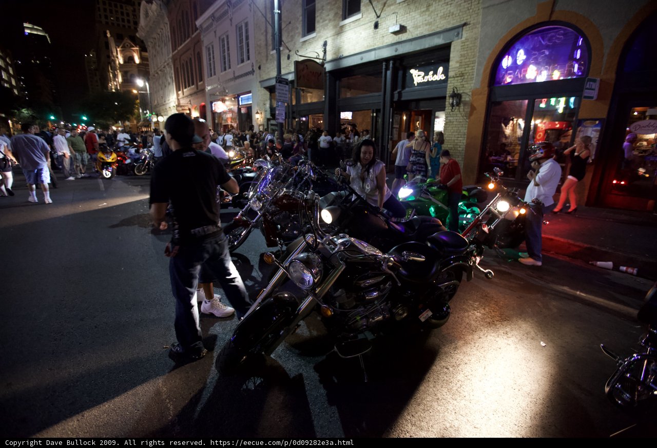 Motorcycle Enthusiasts Converge in the City