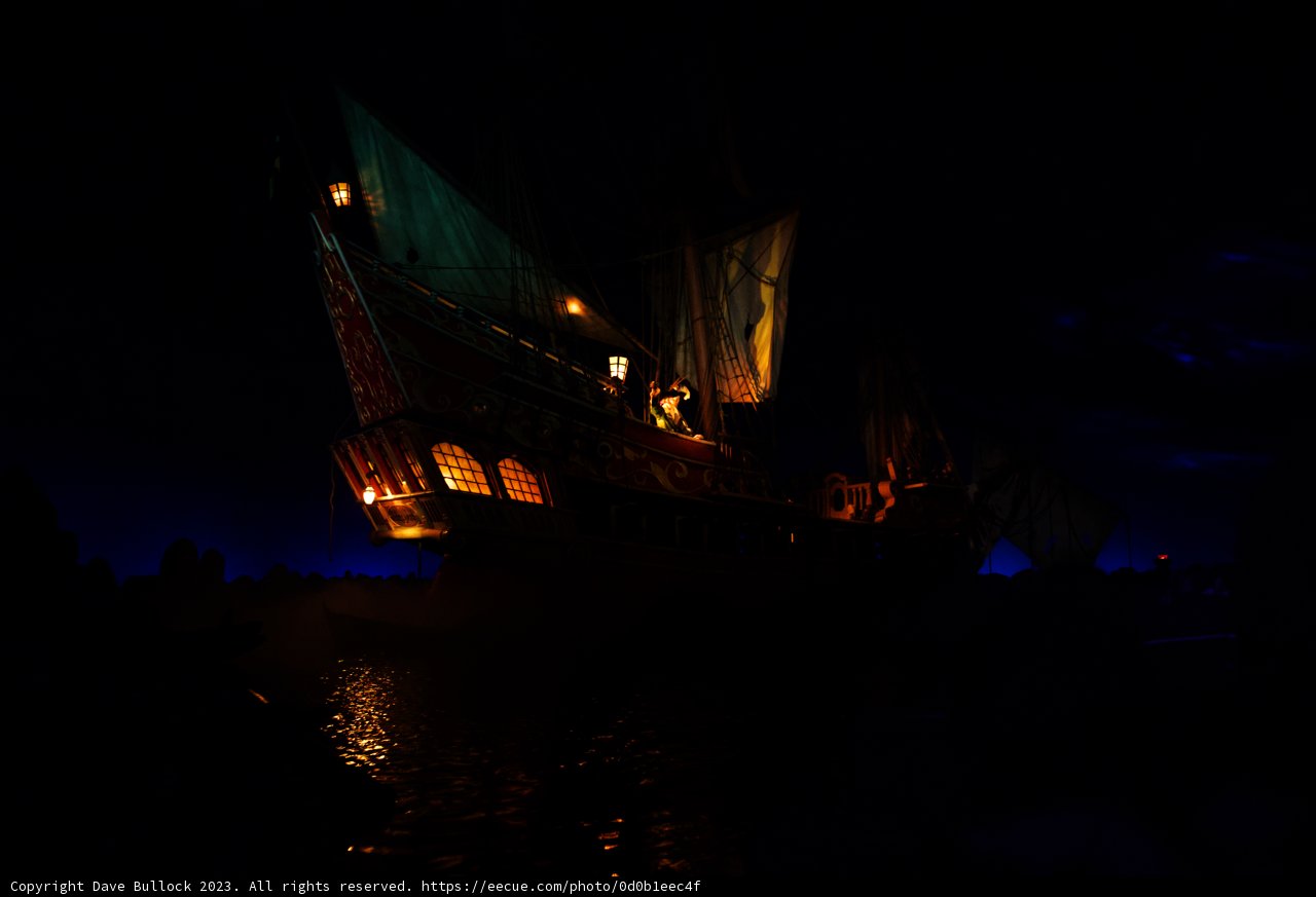 Enchanting Pirate Ship Illumination