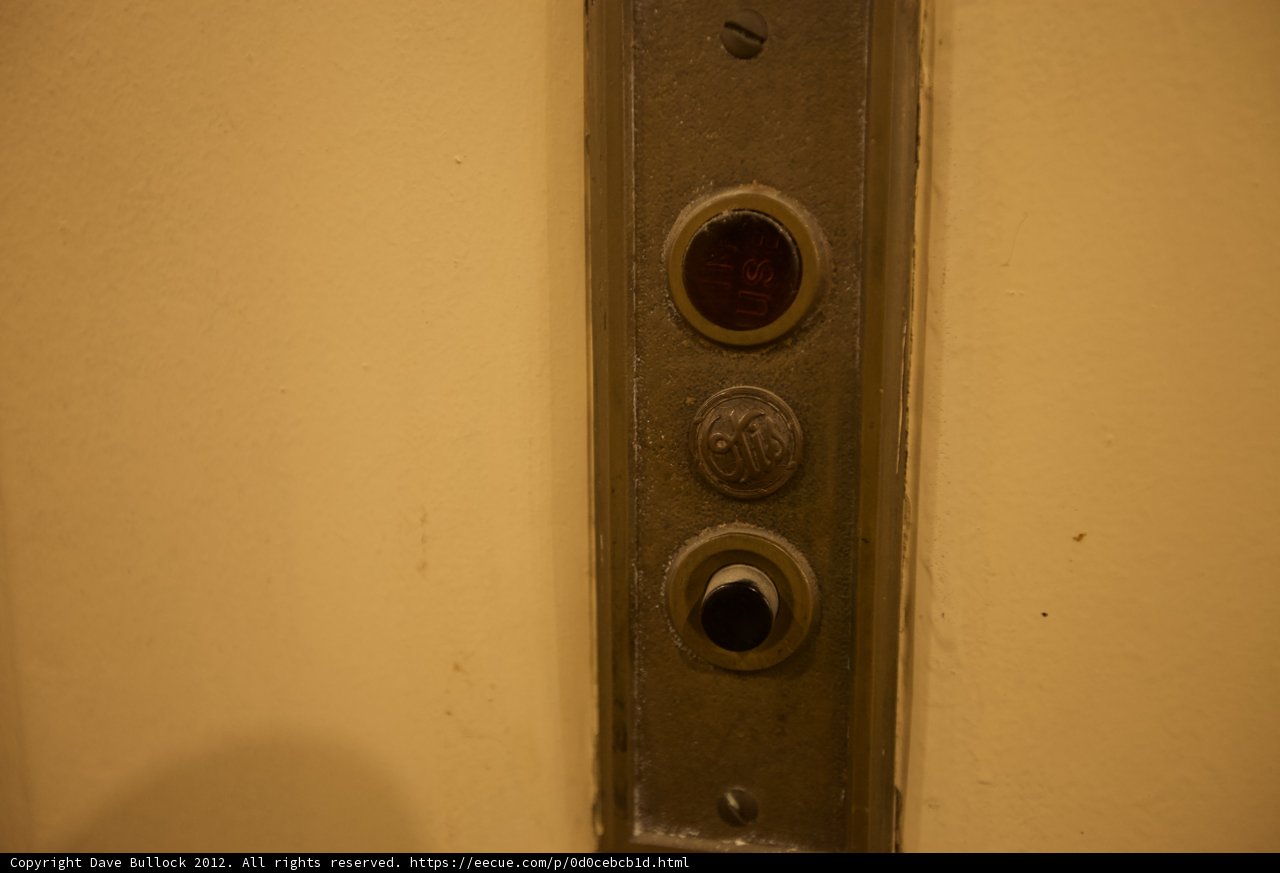 Elevator Buttons on the Wall