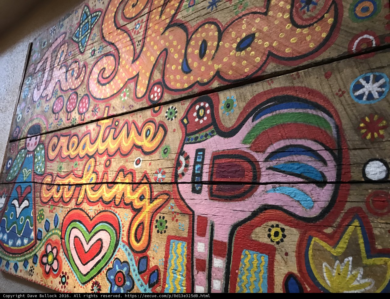 The Shed's Vibrant Mural