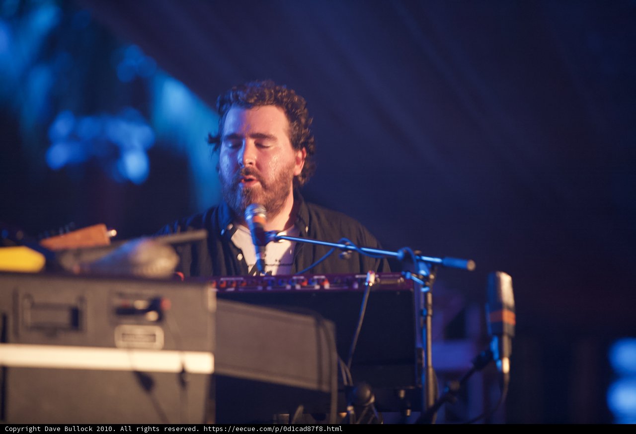 Man with Beard Rocks Keyboard at Coachella