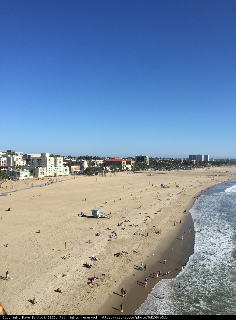 Santa Monica Beach Panorama