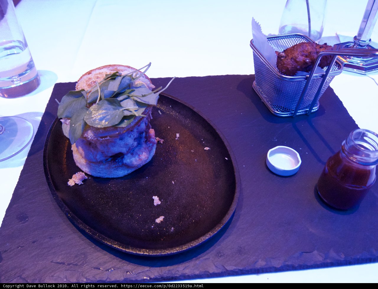 Burger on a Plate