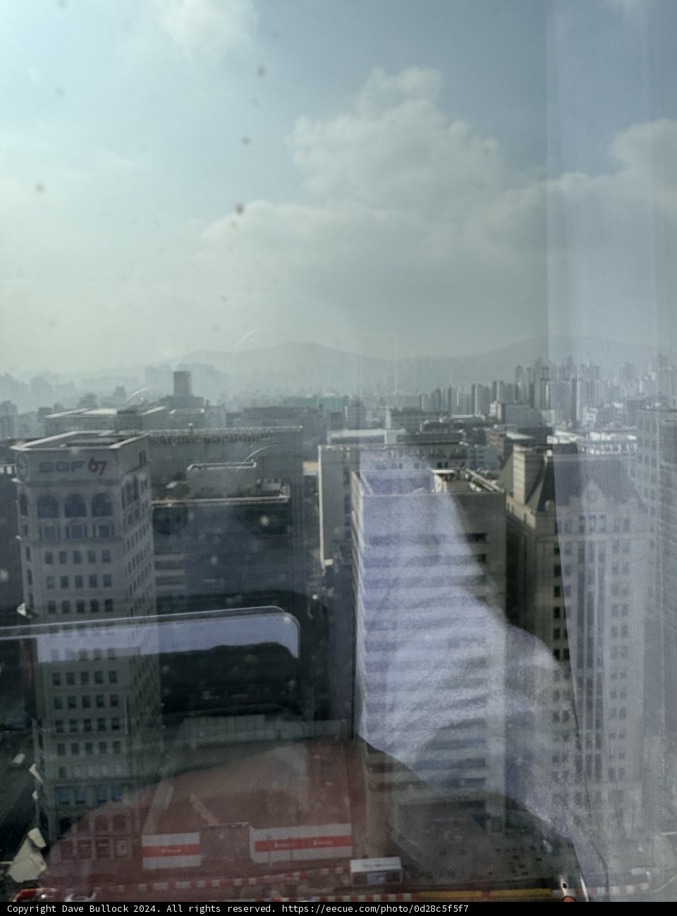 Misty Morning in Seoul's Urban Heart