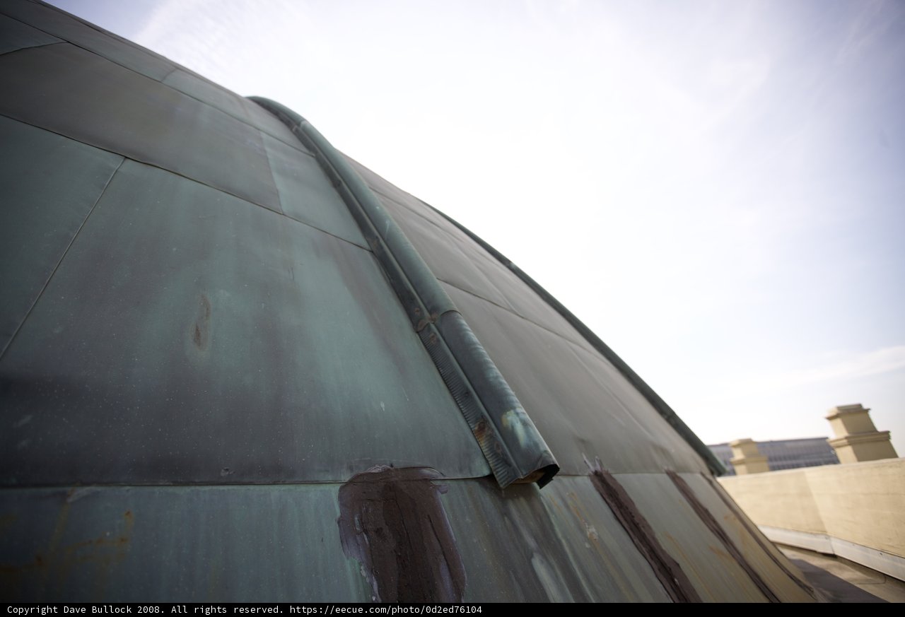 Industrial Dome with a Pipe