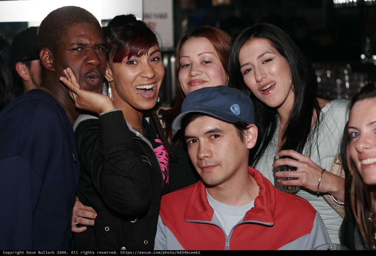 Friends Celebrating Together at a Nightlife Venue