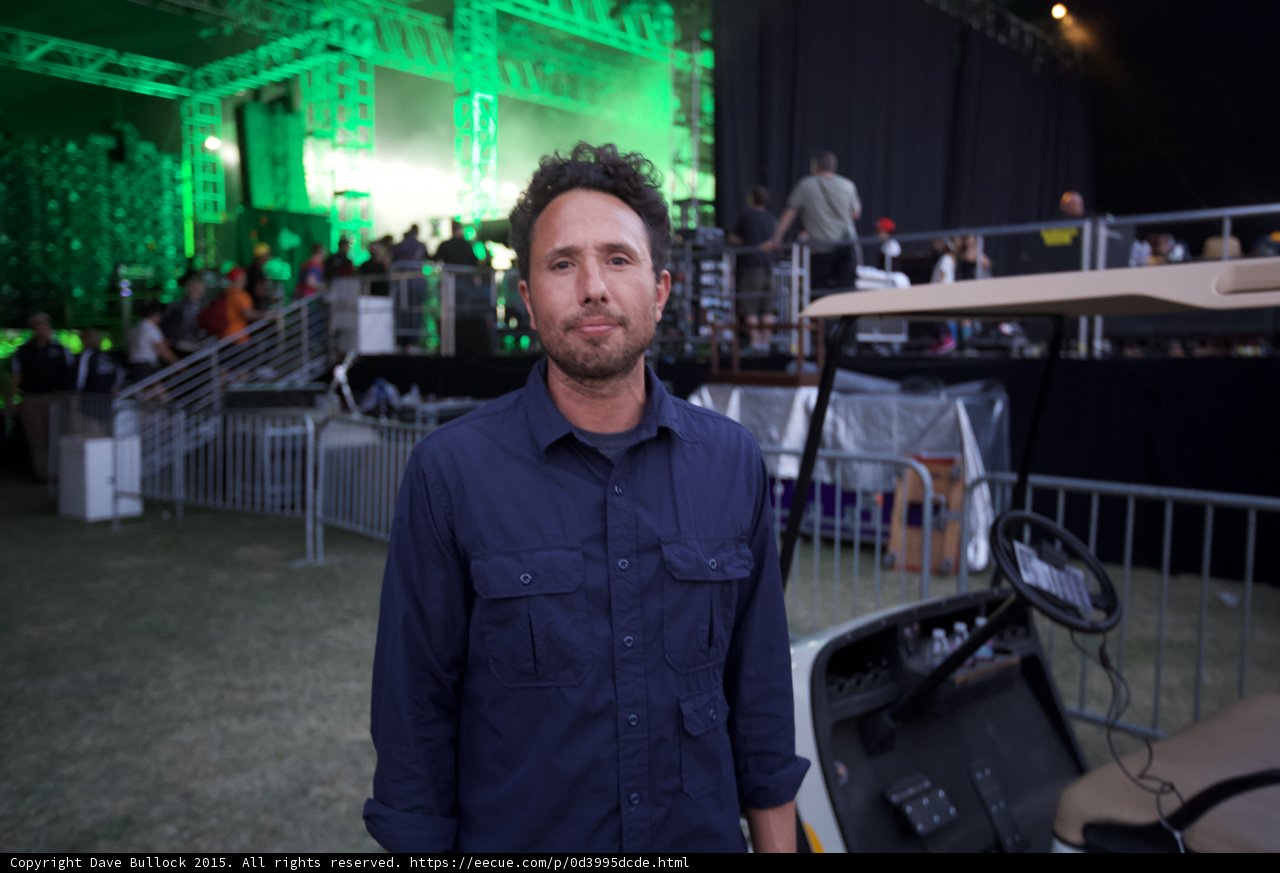 Zack de la Rocha Backstage Portrait
