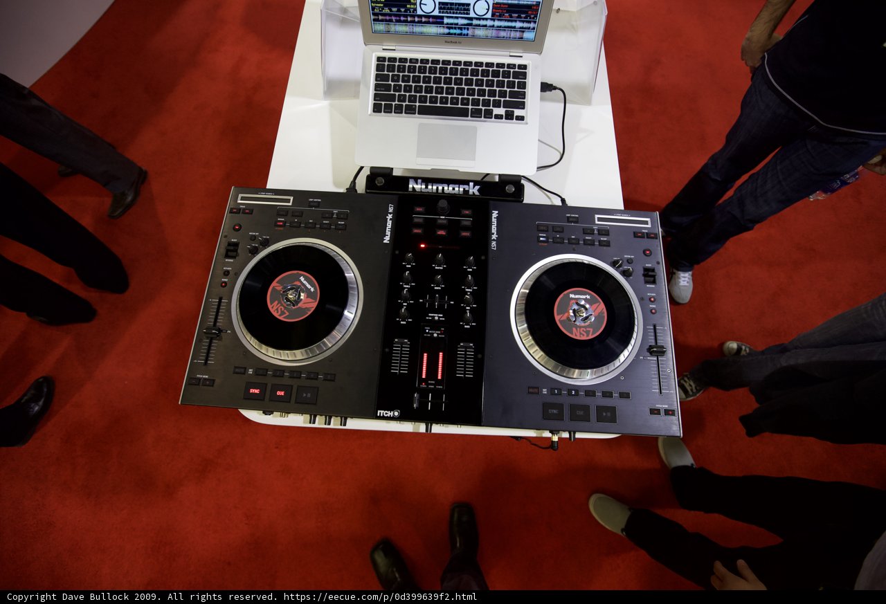 DJ Mixer and Crowd at 2009 NAMM Convention