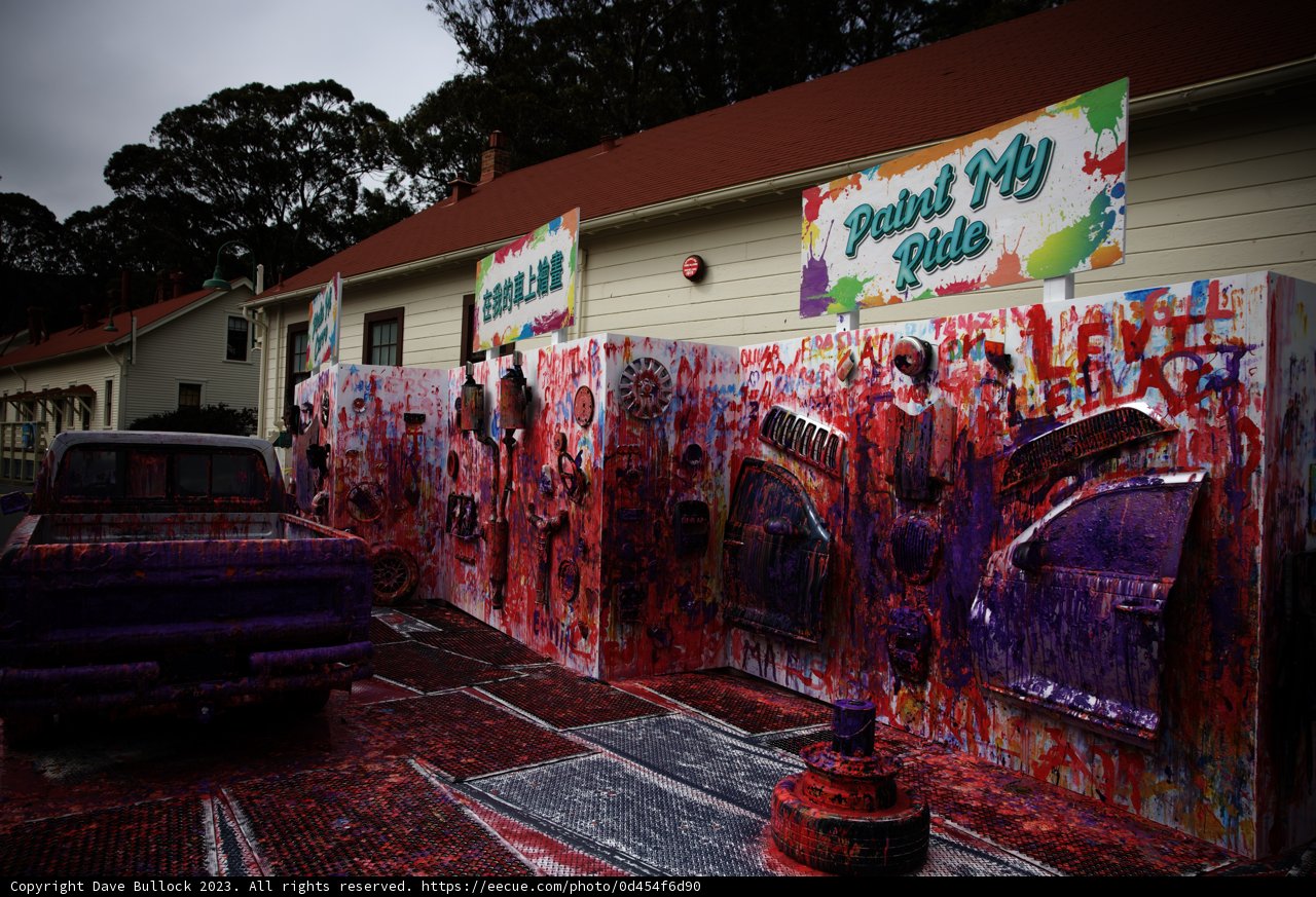 Vibrant Graffiti Automobile