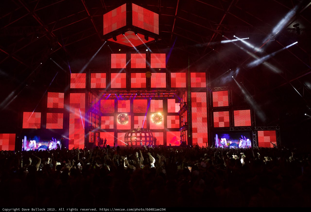 Lights, Crowd, Stage: The Coachella Experience