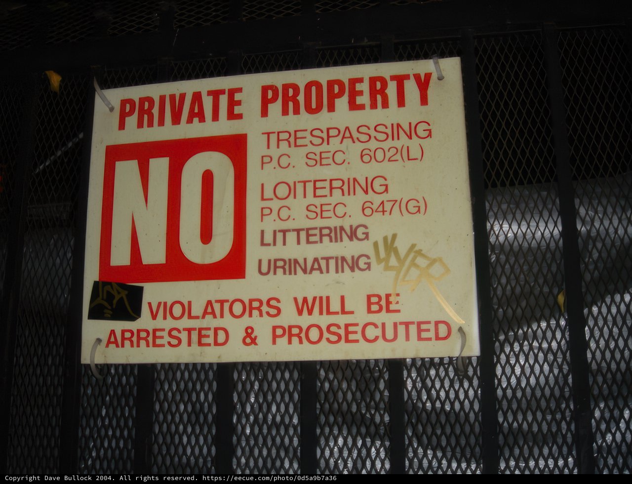 Private Property Sign