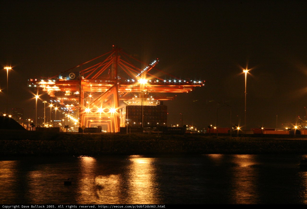 Night Shipping at the Waterfront
