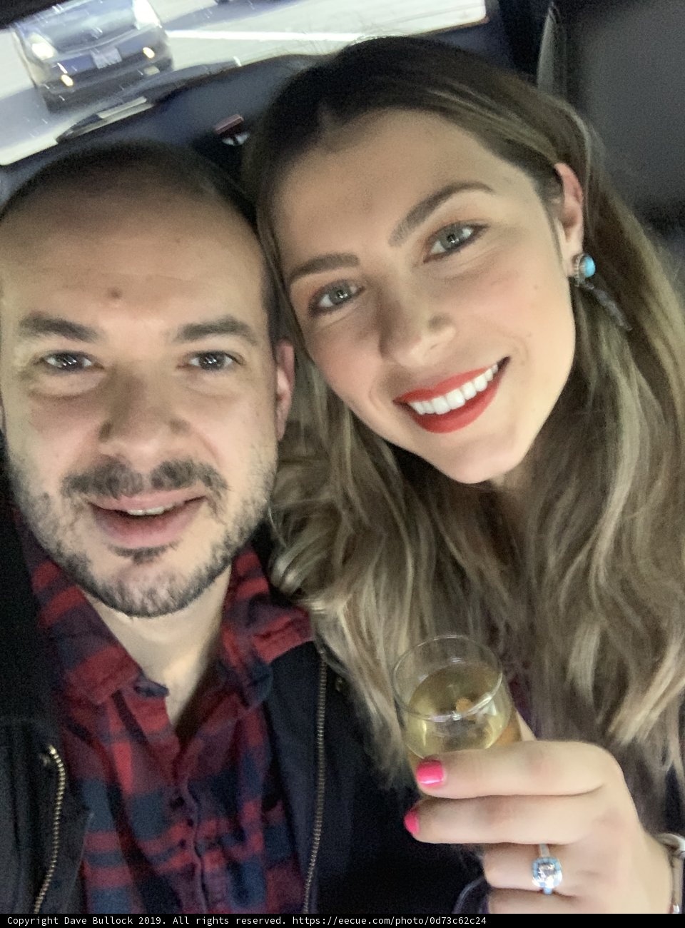 Winter Wine Selfie