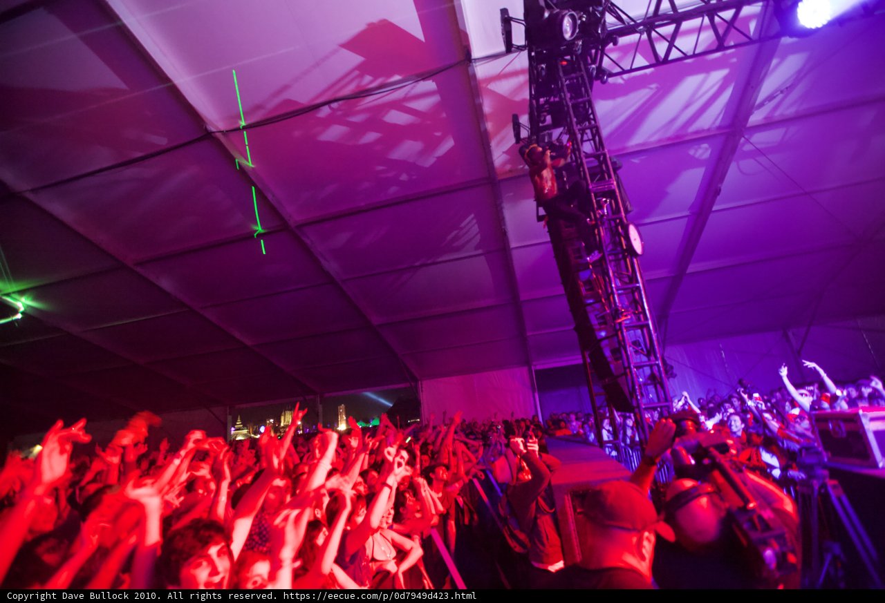 Urban Lights: A Crowd's Enthusiasm at Coachella