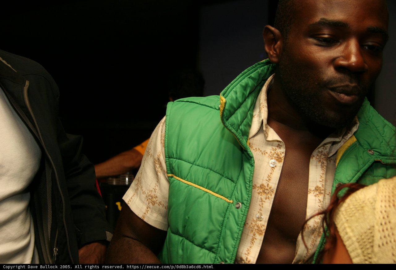 Fashion forward in a green vest