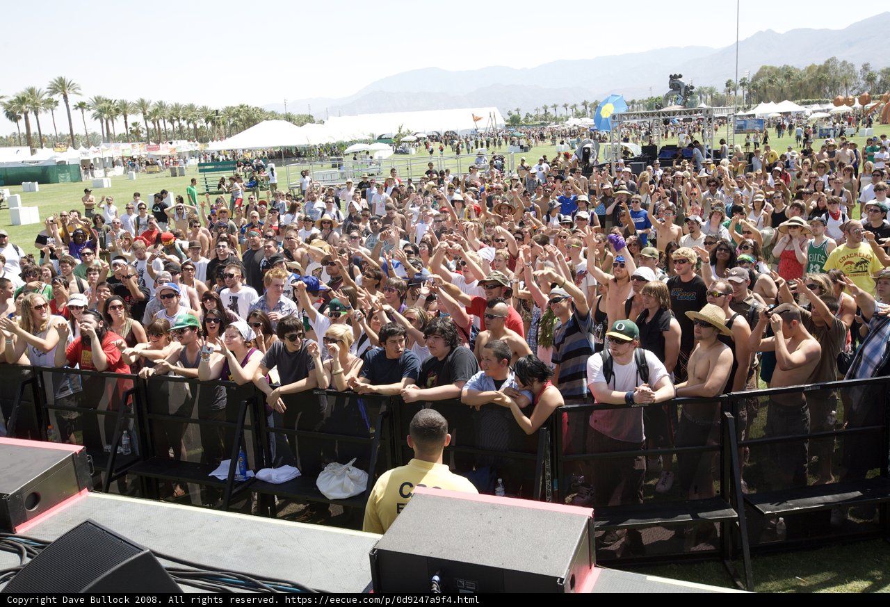 Coachella 2008 Music Festival Crowd