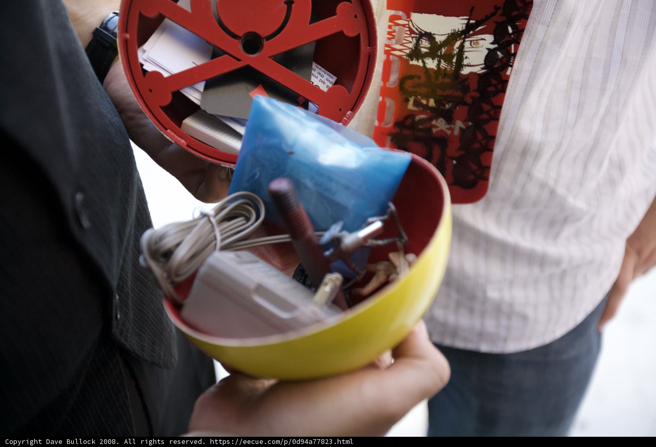 Colorful Bowl Held by Person