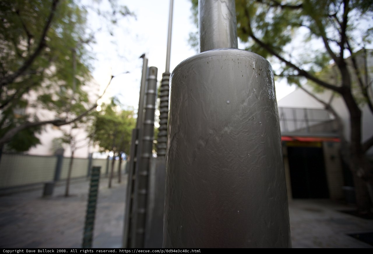 Handrail Sign in the City