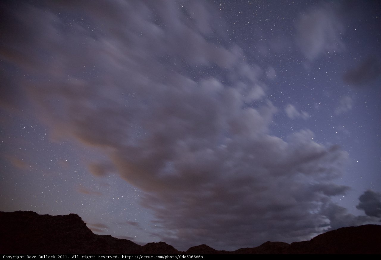 Starry Night in the Desert