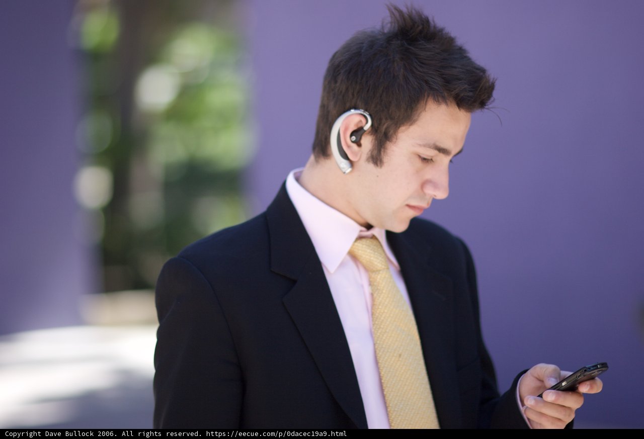 Businessman on Mobile
