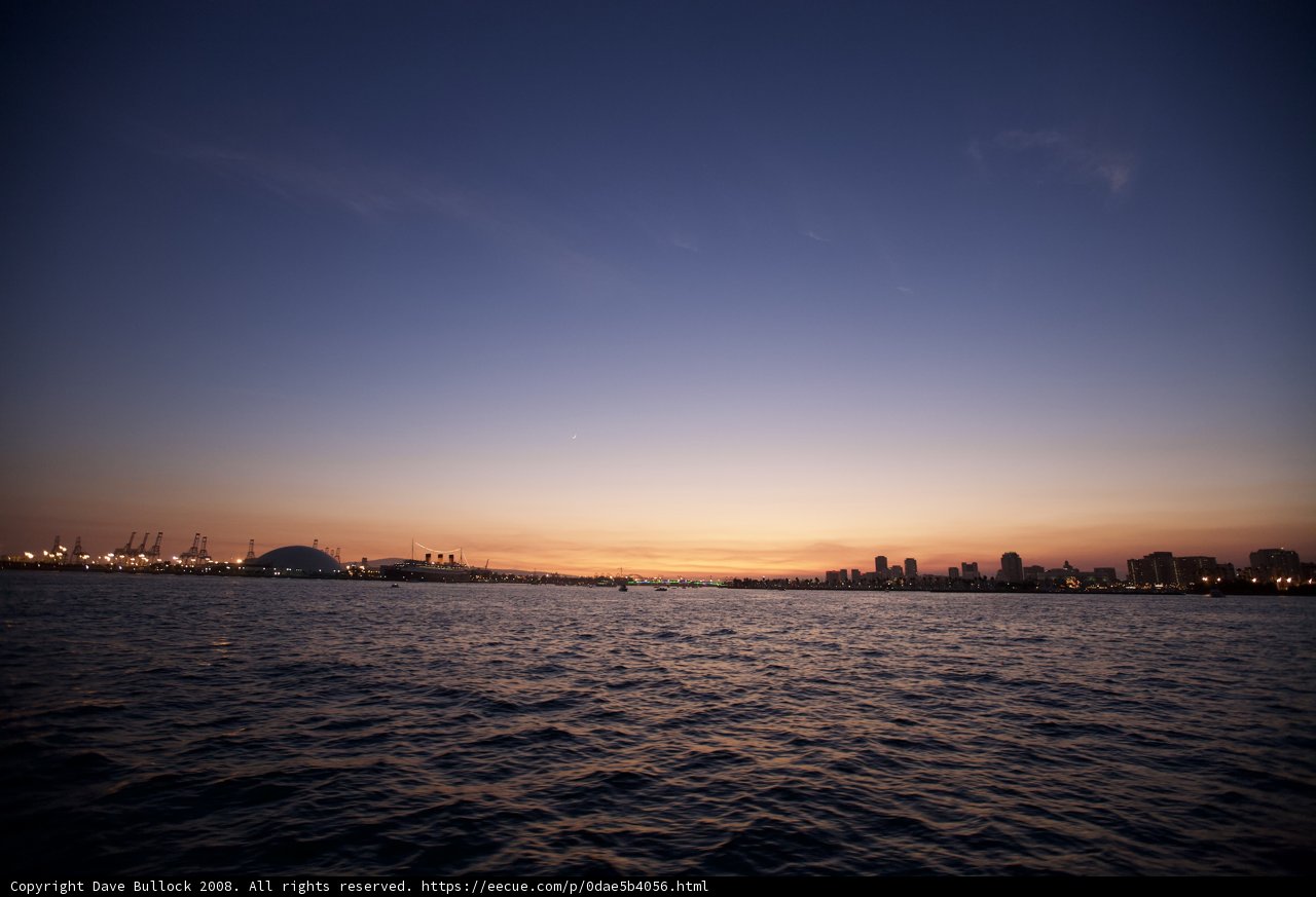 A Peaceful Sunset at the Waterfront
