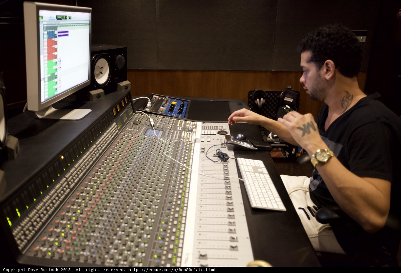 Behind the Mixing Board