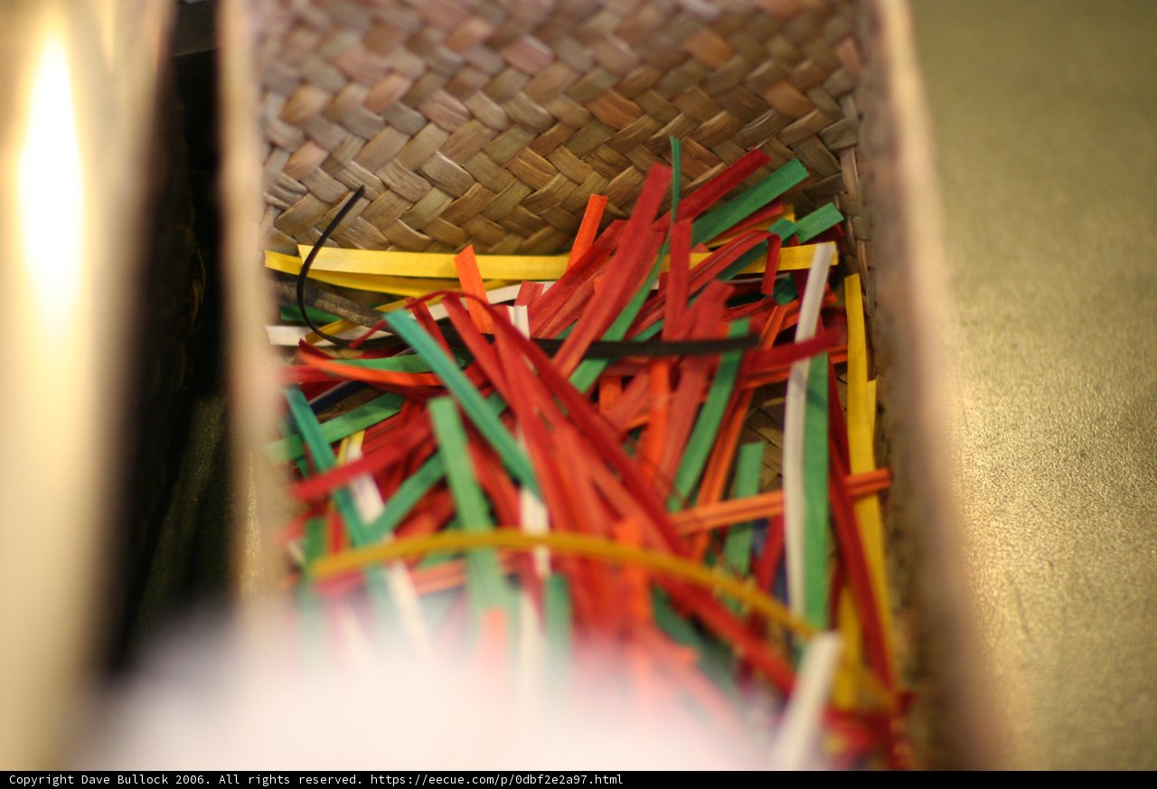 Vibrant Stick Basket