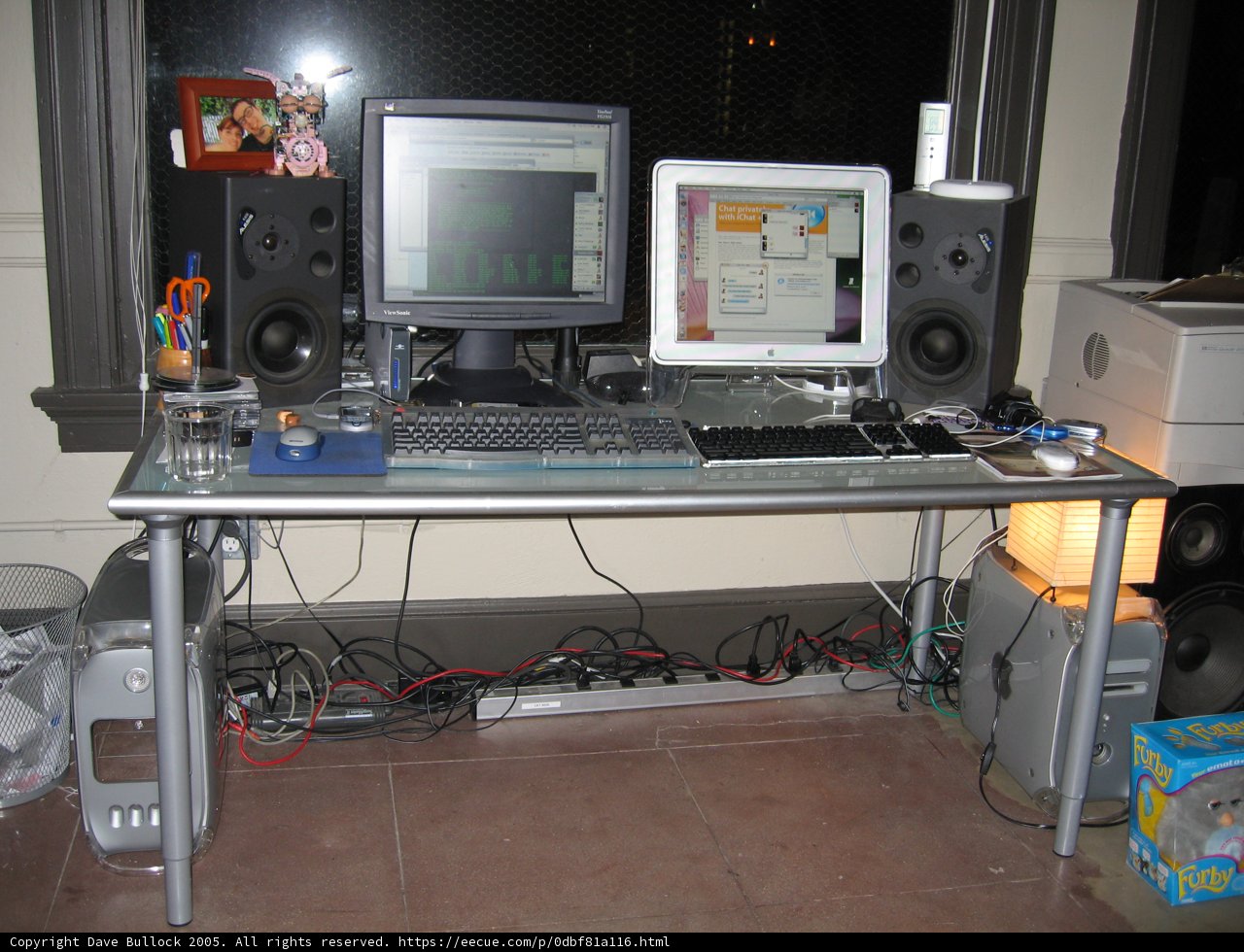 Dual Computers and Stereo Speakers