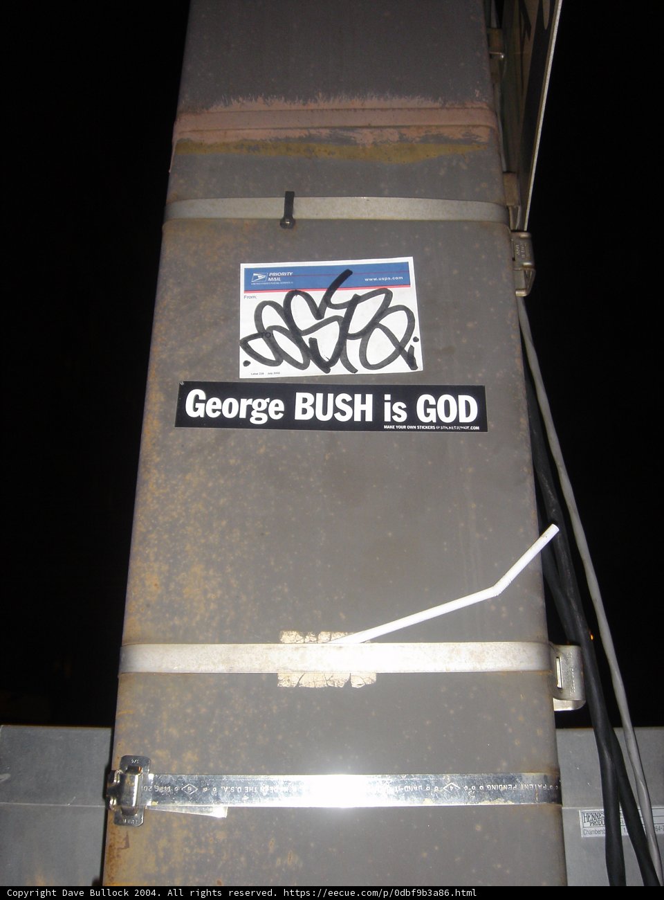 George Bush is God Sticker