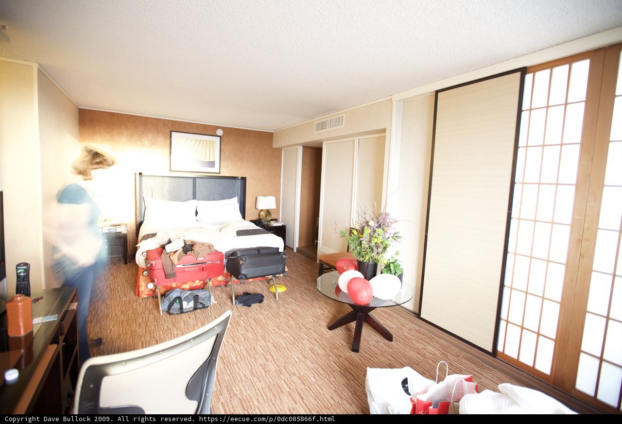Hotel Room Living