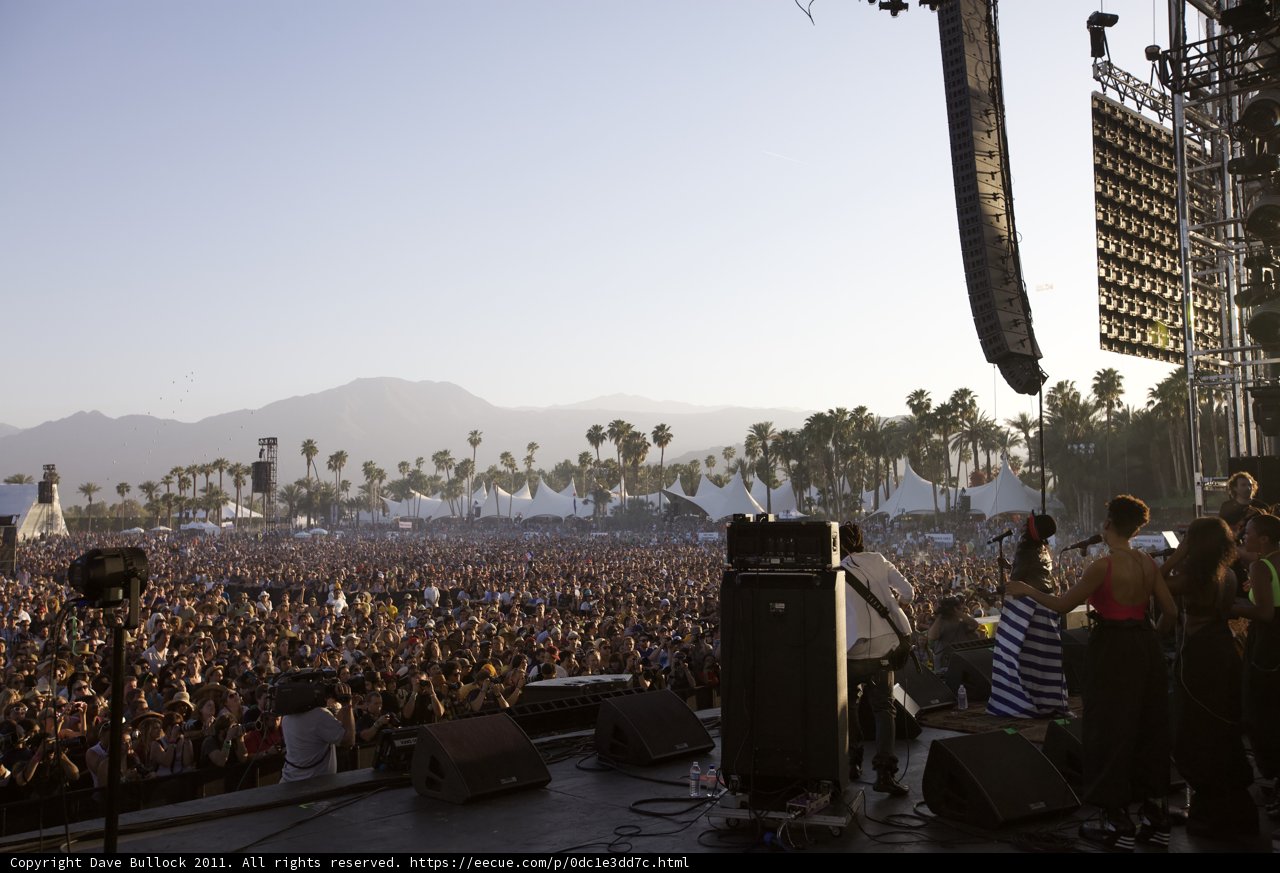 Coachella Music Festival Crowd