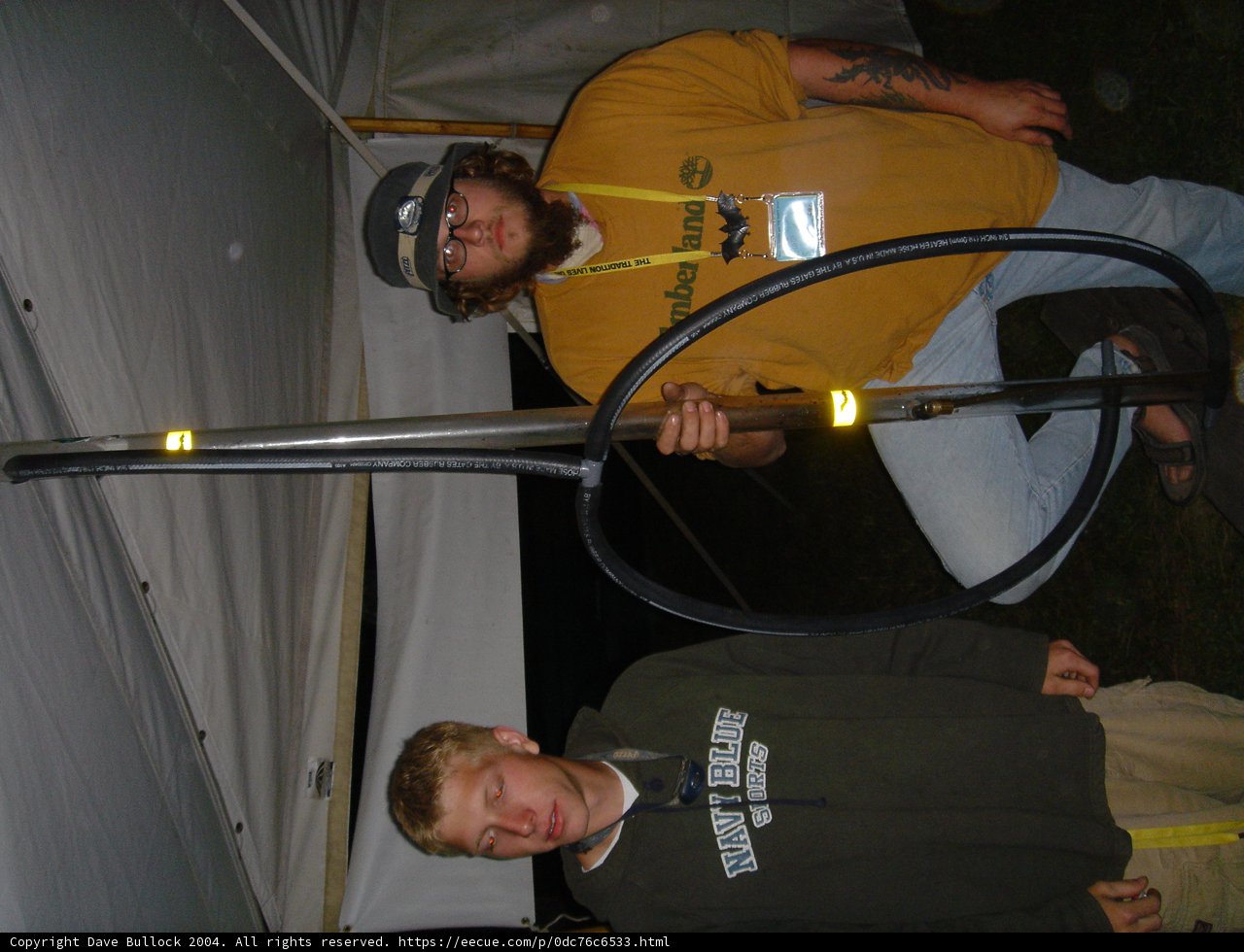 Two Men Posing for a Photograph
