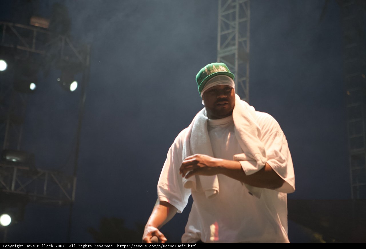 Ghostface Killah Takes the Stage in Green Hat