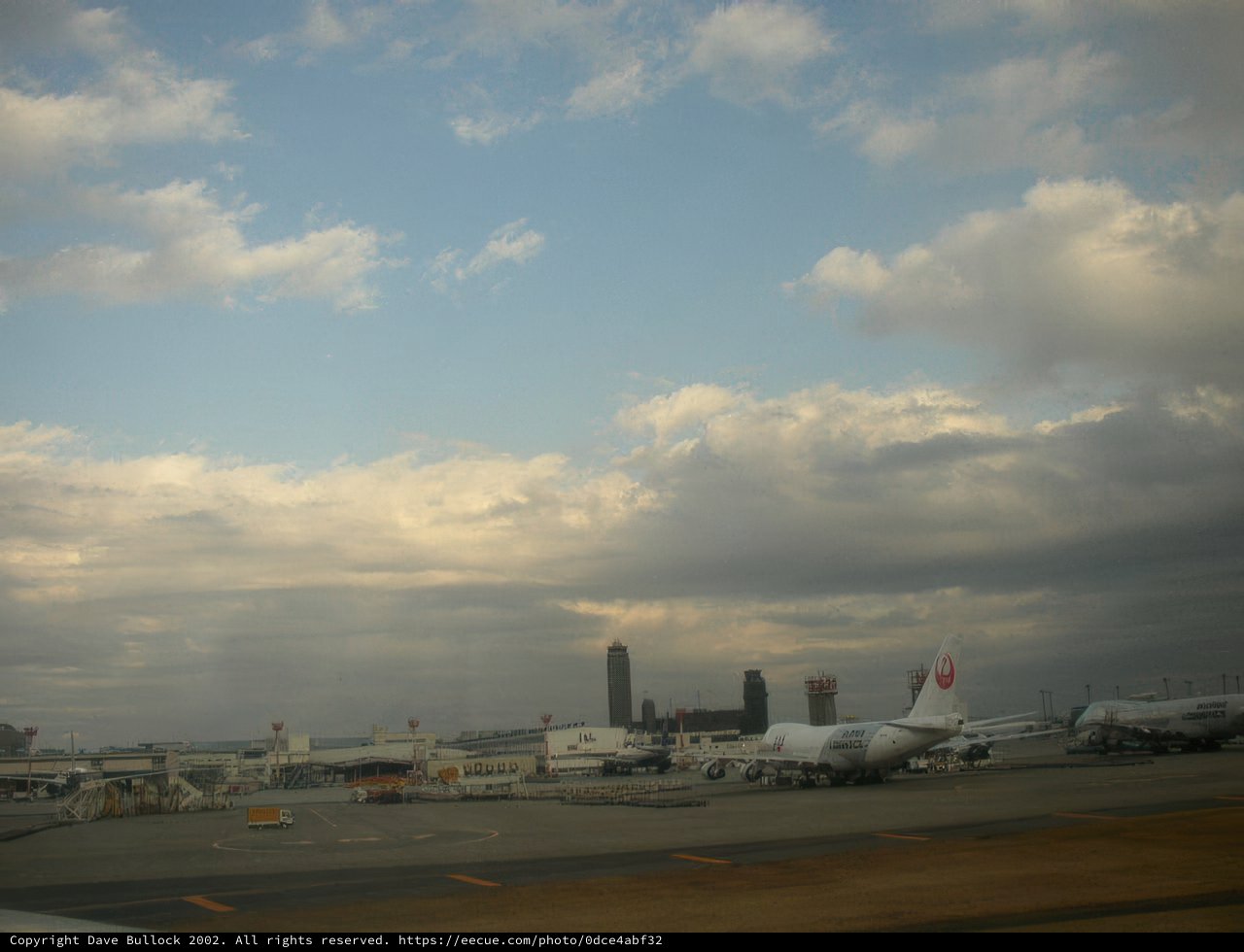 A bird's eye view of the airport