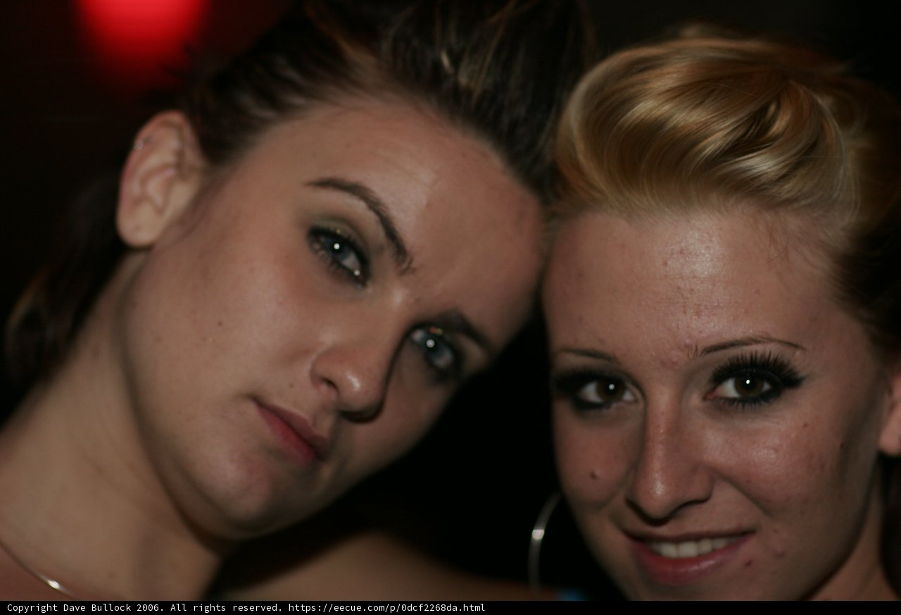 Two Women Strike a Pose