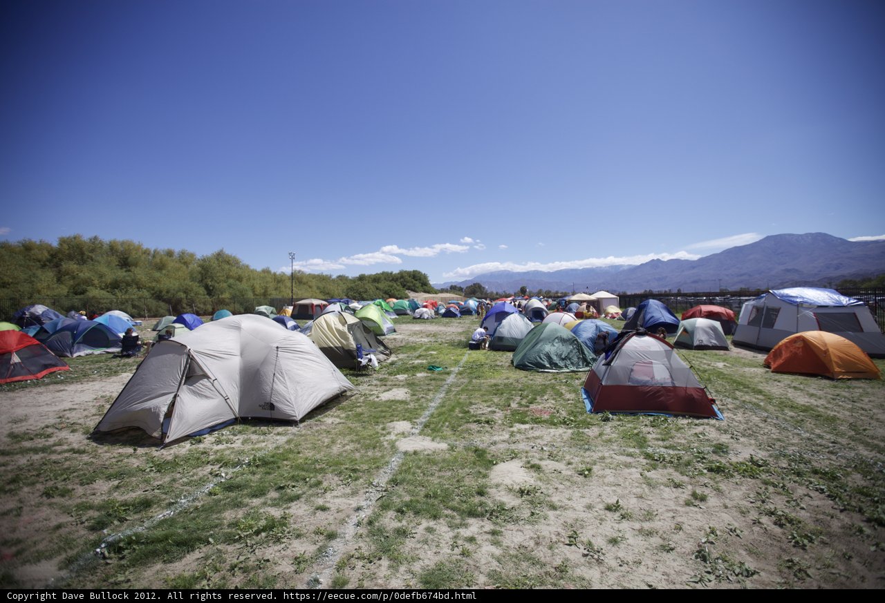 Camping in the Shadow of the Mountains