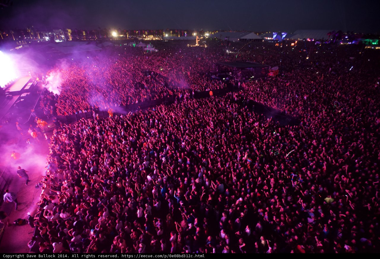 A Sea of Music Fans