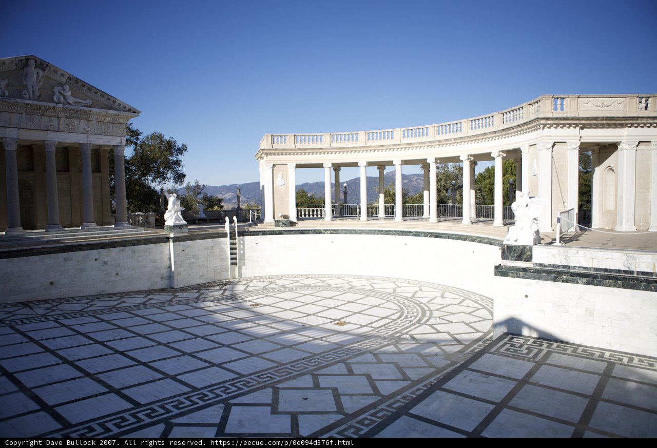 Pool with Columns and Statues