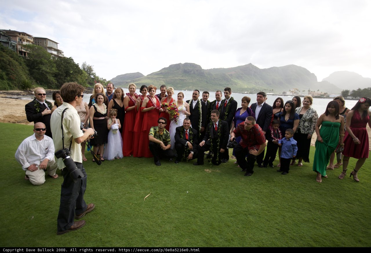 Wedding Groupshot on a Hill
